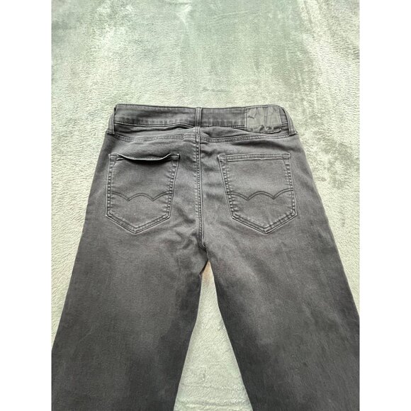 American Eagle Mens 28x32.5 Next Level Flex Grey Jeans Skinny Dark Rocker Prep - Picture 10 of 12